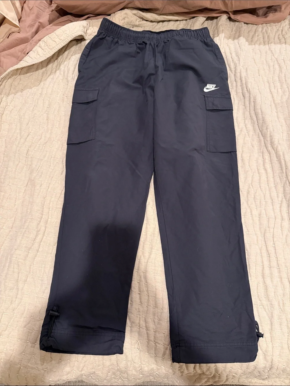 Nike Cargo Jogger Pants with Drawcord Hems